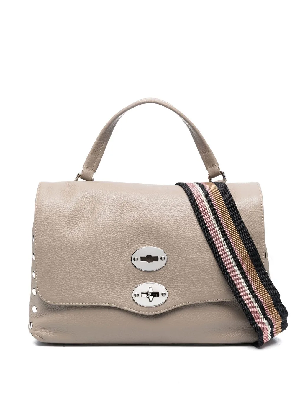 

Zanellato Postina leather tote bag - Neutrals