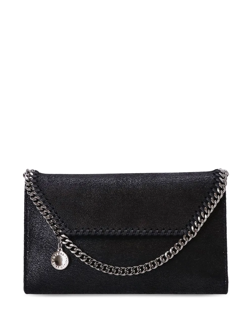 

Stella McCartney Falabella metallic shoulder bag - Black