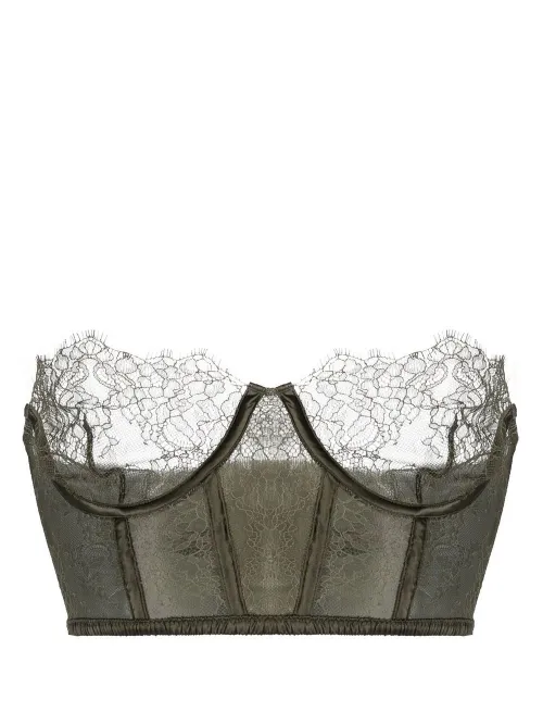 Haut bustier bordé de dentelle - Maison Close - Modalova