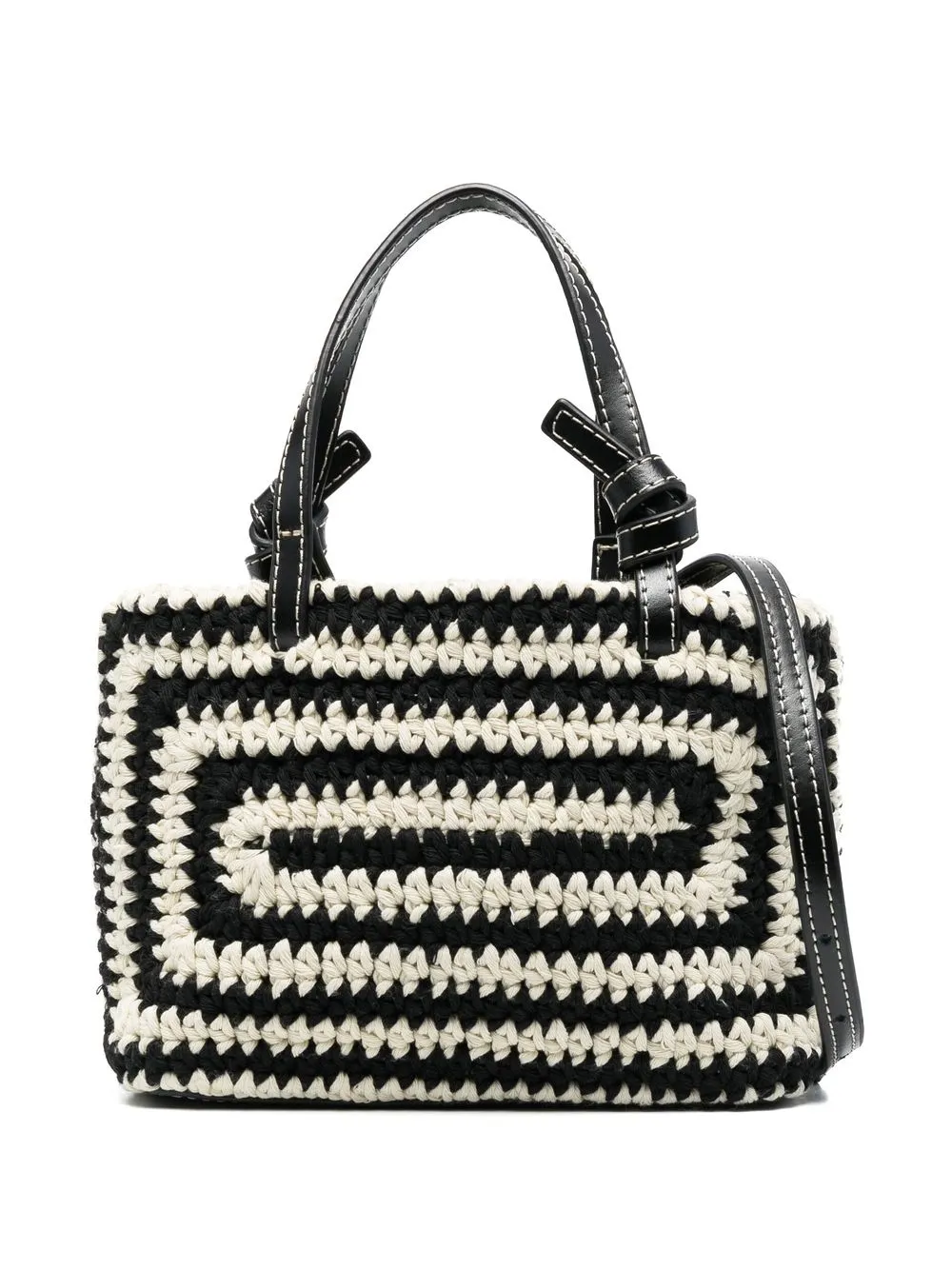 

STAUD Ria crochet tote bag - Black