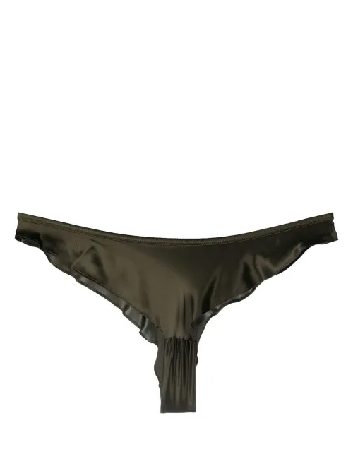 Culotte évasée à fini satiné - Maison Close - Modalova
