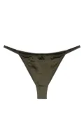 Maison Close satin silk thong - Green