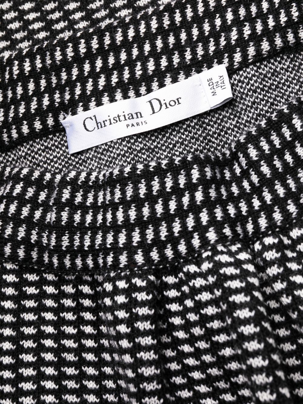 Christian Dior 2010 belted knitted dress Women