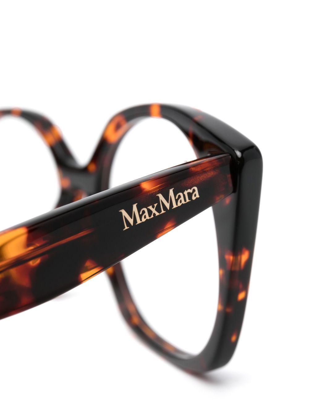 Max Mara Eyewear tortoiseshell oversized-frame glasses Women