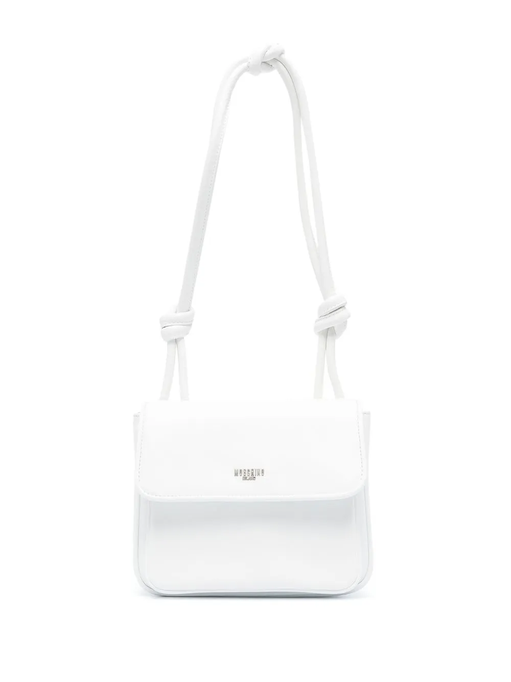 

Moschino knotted strap shoulder bag - White