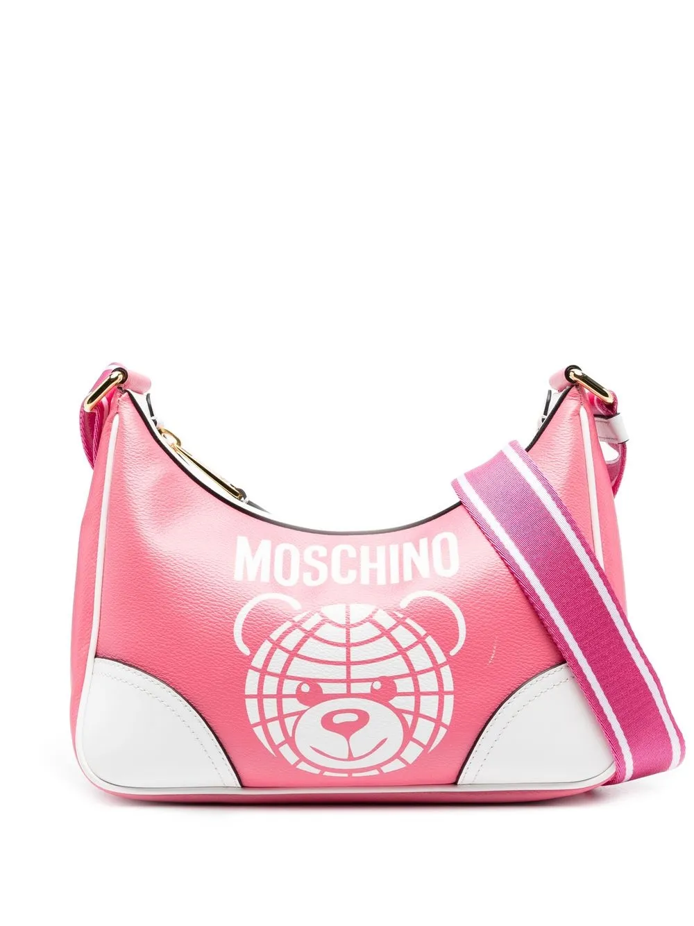 

Moschino top con motivo Teddy Bear - Rosado