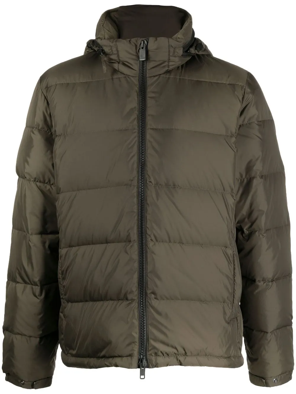 

ASPESI zip-up padded down jacket - Green