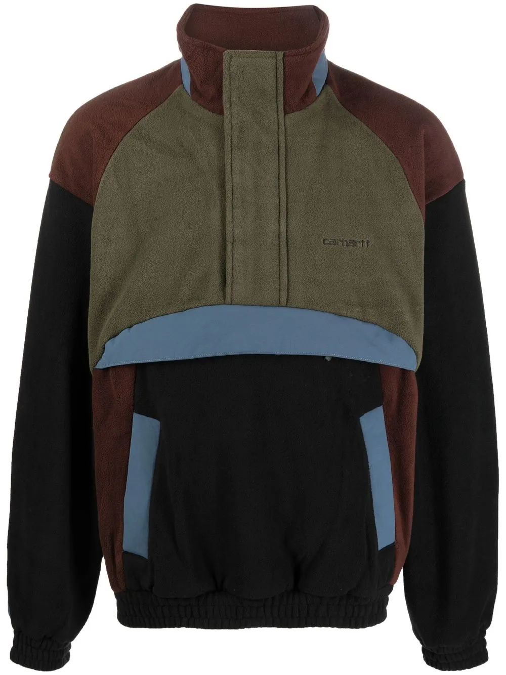 

Carhartt WIP Brody colour-block fleece sweatshirt - Brown