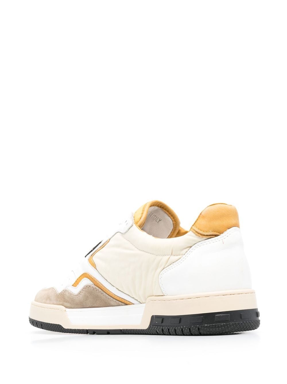 Shop Rhude Racing Lace-up Sneakers In 白色