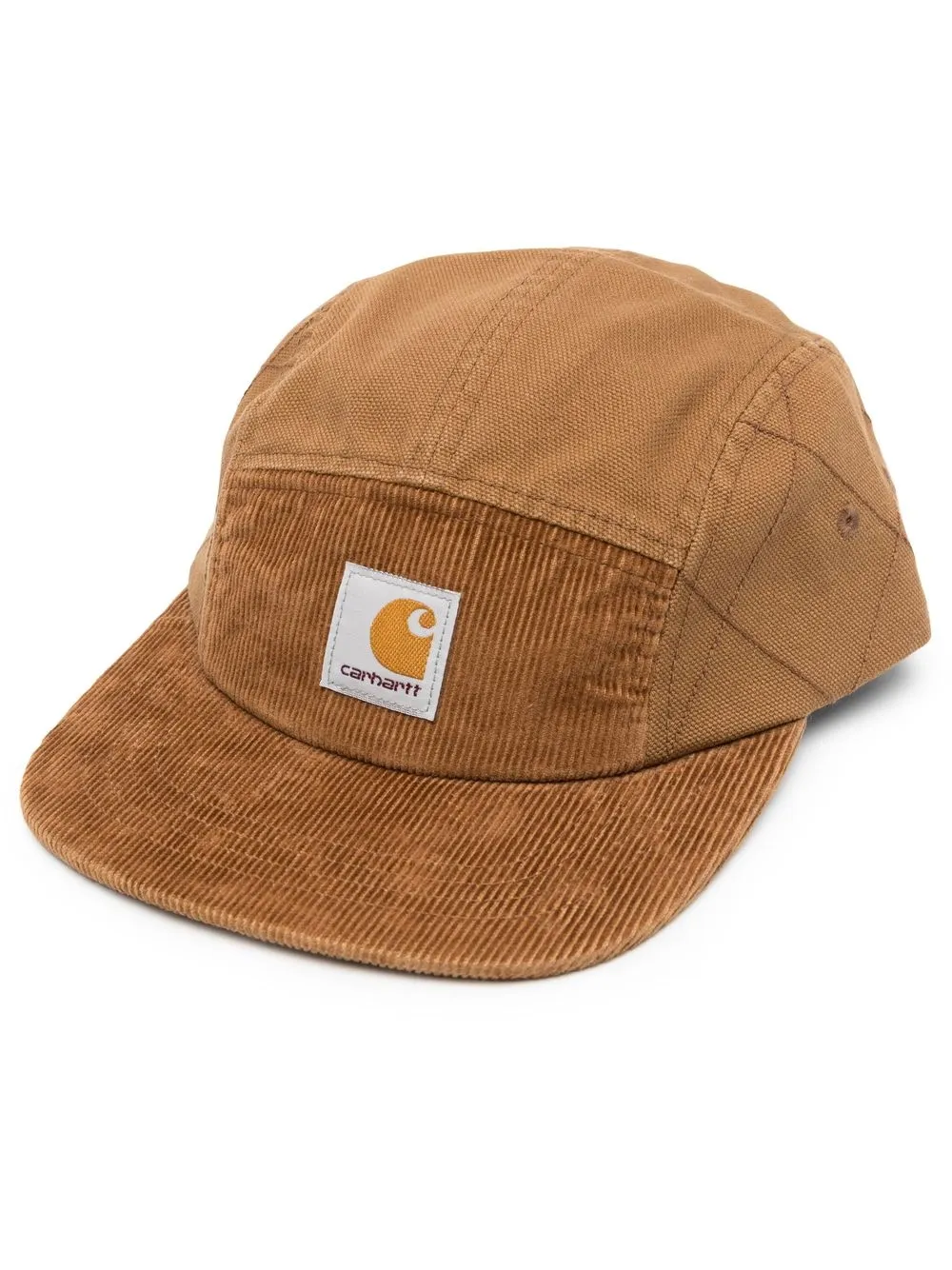 

Carhartt WIP Kirby logo-patch corduroy cap - Brown