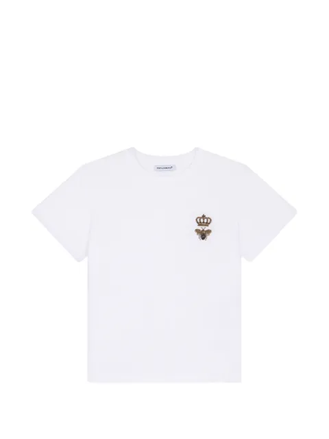 Dolce & Gabbana embroidered Bee cotton T-shirt