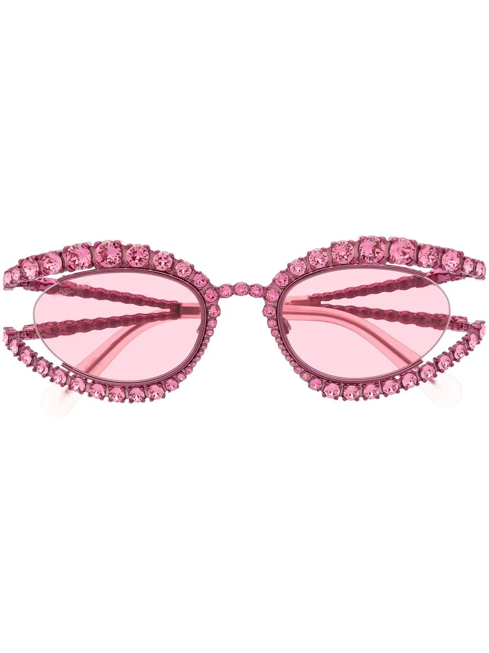 

Swarovski crystal-embellished tinted sunglasses - Pink