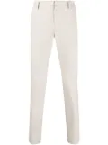 DONDUP pressed-crease cotton chinos - White