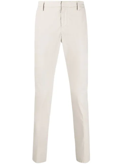 DONDUP pressed-crease cotton chinos 