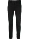 DONDUP tapered-leg cropped trousers - Black