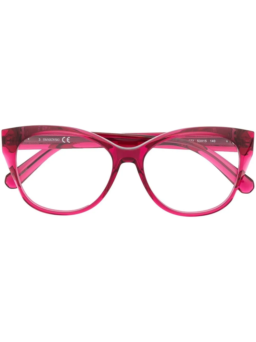 

Swarovski oversized-frame glasses - Pink