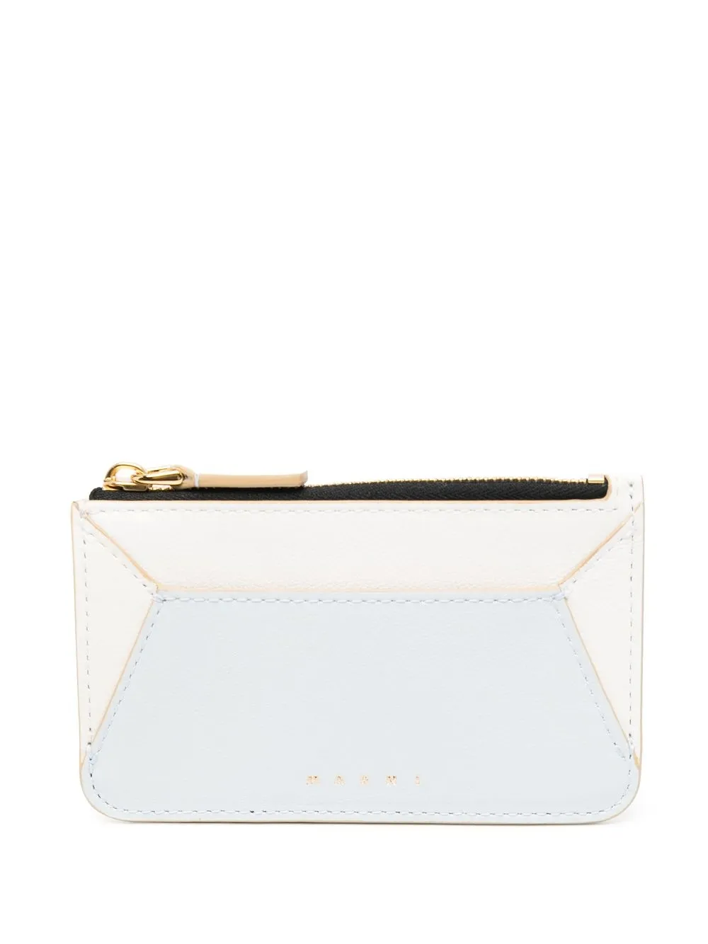 

Marni colour-block logo wallet - Neutrals