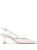 Gianvito Rossi Ascent 55mm kitten-heel pumps - White