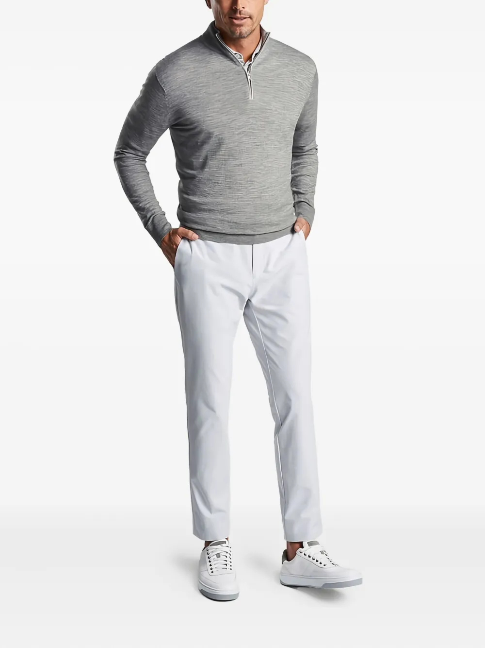Peter Millar half-zip sweater - Grijs