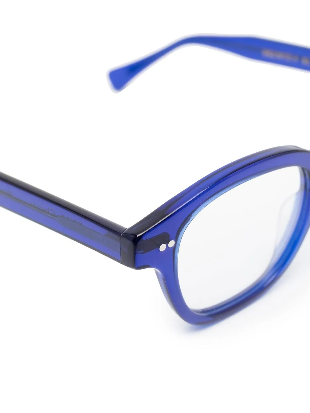 Epos Round-frame Optical Glasses In Blue