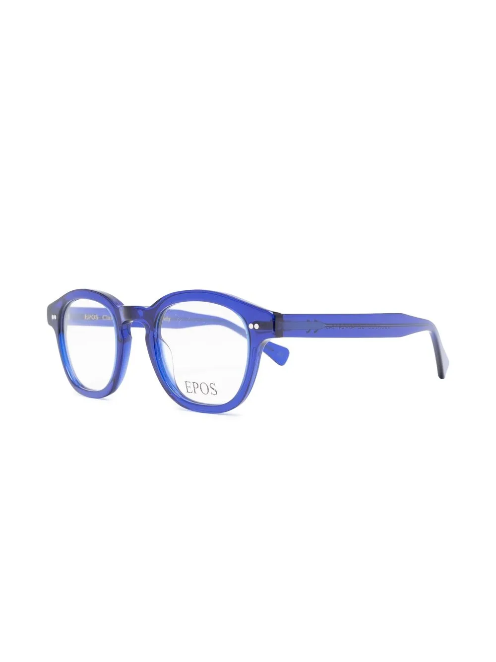 Epos Round-frame Optical Glasses In Blue