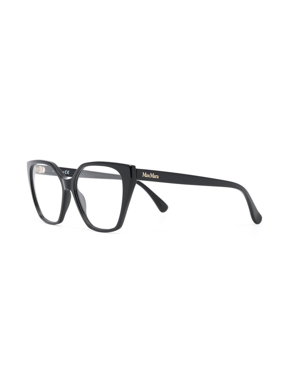 Max Mara Eyewear Bril met logodetail - Zwart