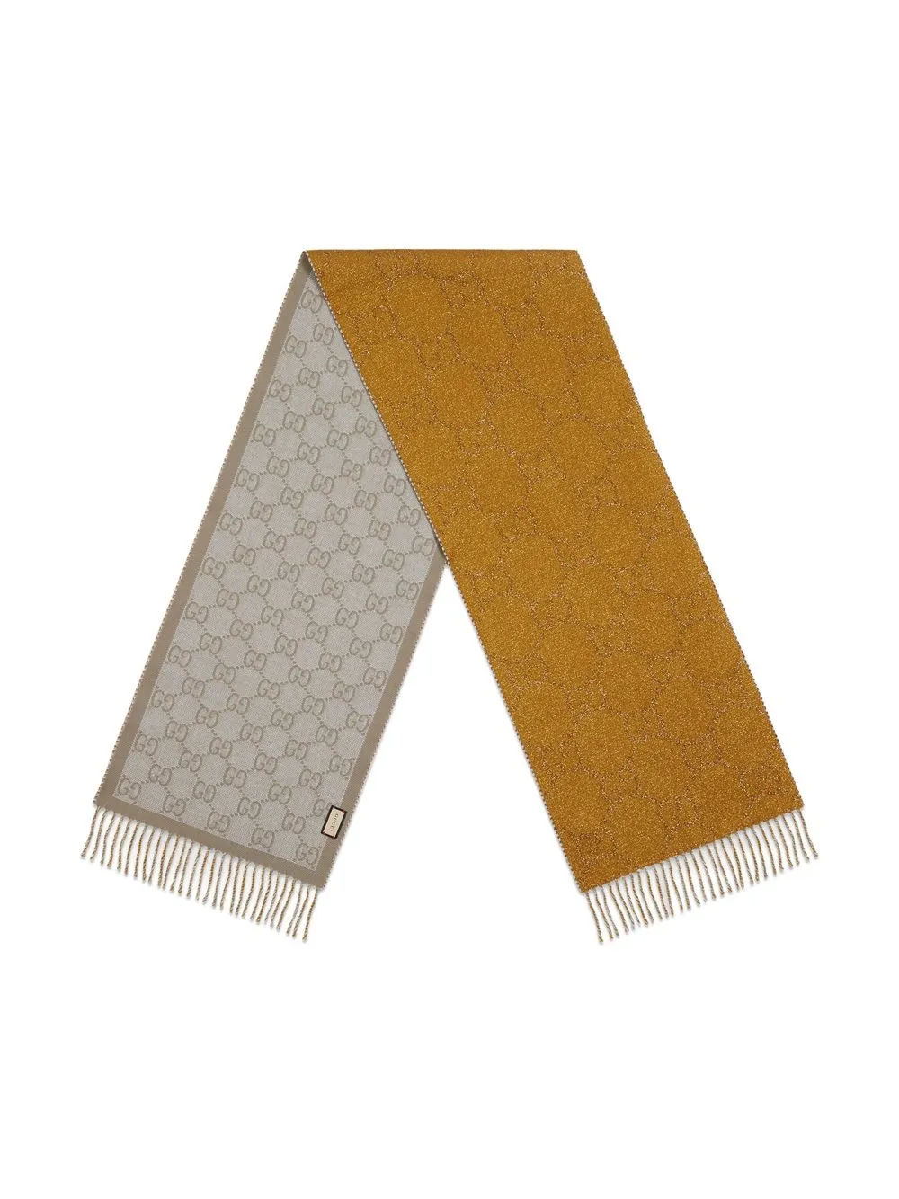 Gucci Sjaal met GG-jacquard - Beige