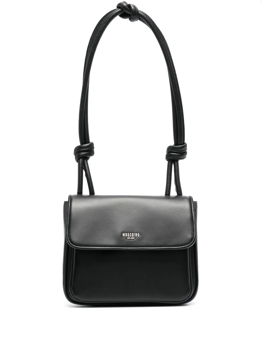 

Moschino bolsa de hombro con nudo - Negro