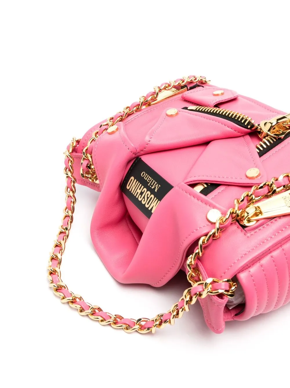 Moschino Leather Jacket Shoulder Bag Farfetch