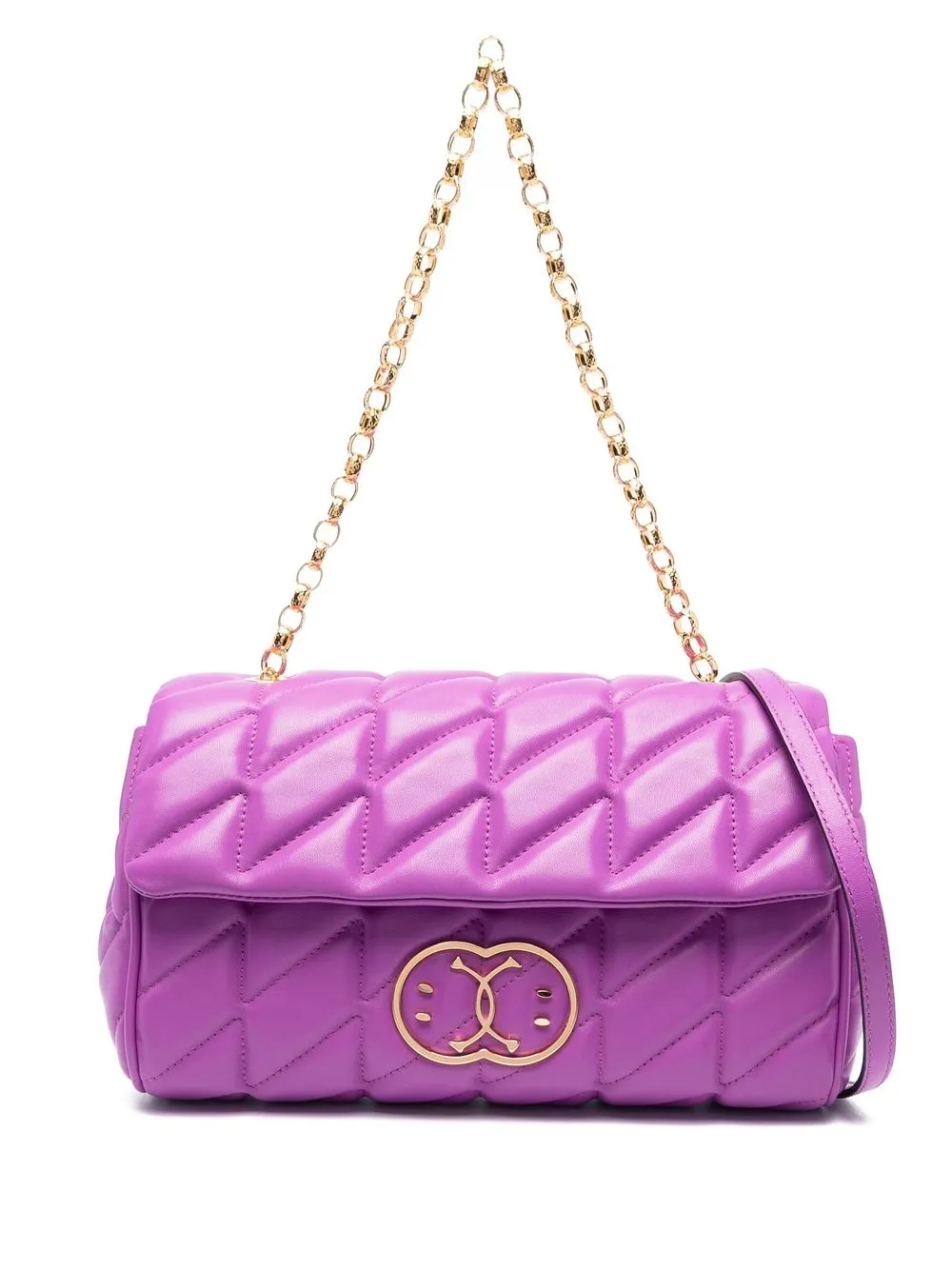 

Moschino textured shoulder bag - Purple