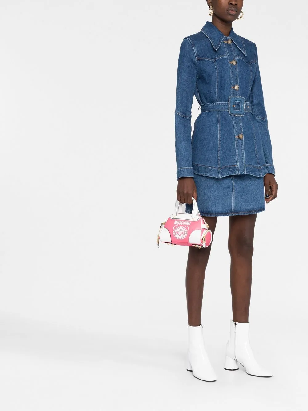 Moschino Teddy Bear shopper - Roze
