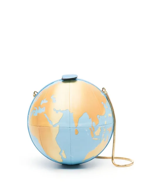 Moschino bolsa con motivo de mapa mundial