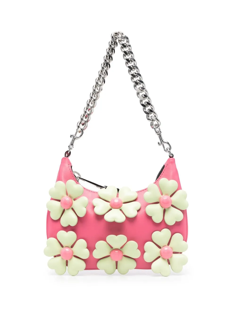 

Moschino tote con estampado floral mini - Rosado