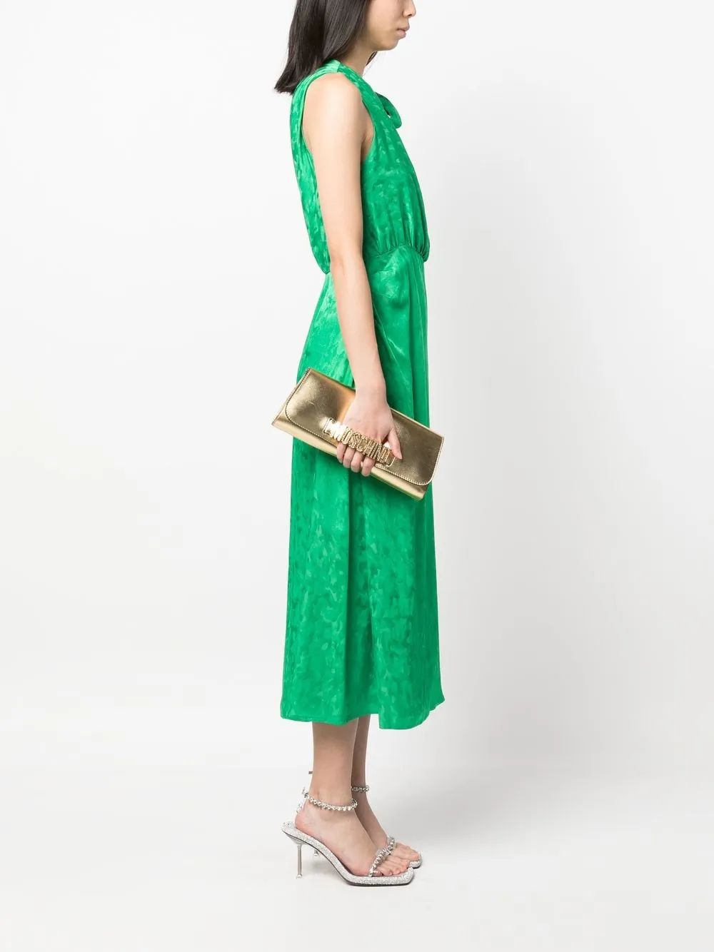 Moschino Clutch met schakelketting - Goud