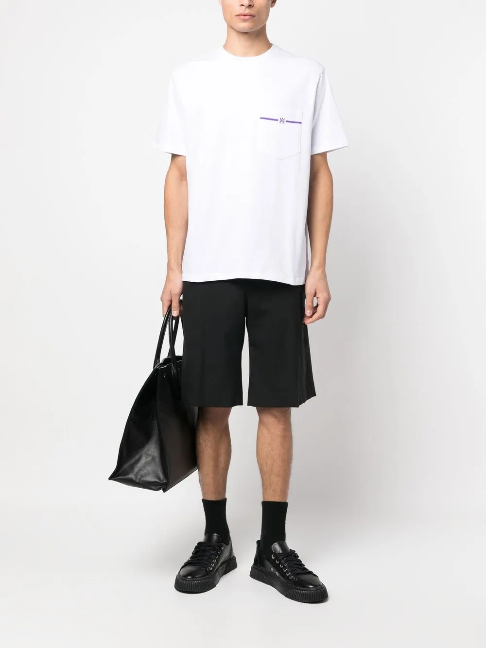 AMIRI T-shirt met logoprint - Wit