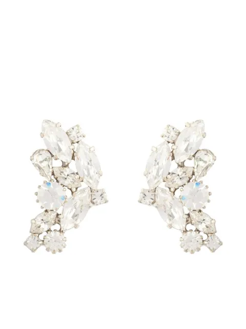 Susan Caplan Vintage 1970s crystal-embellished stud earrings