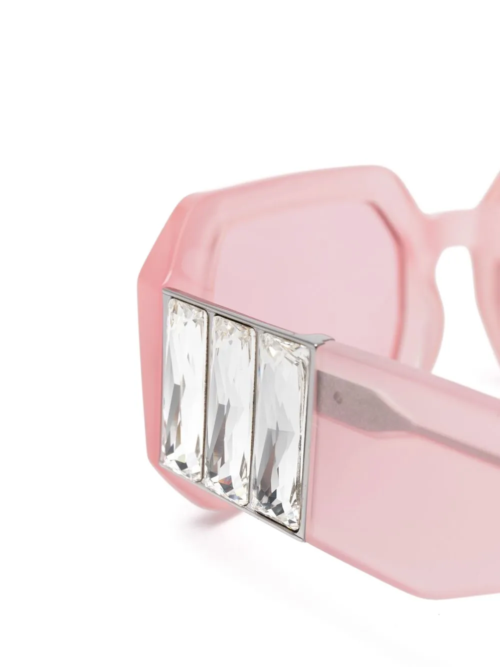  Swarovski Eyewear Rectangle-frame Sunglasses - Pink 