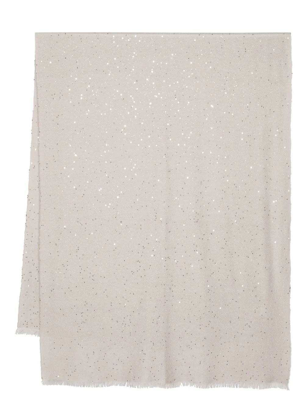 

Brunello Cucinelli marl-knit raw-edge scarf - Neutrals