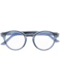 Cutler & Gross gradient-effect round-frame glasses - Purple