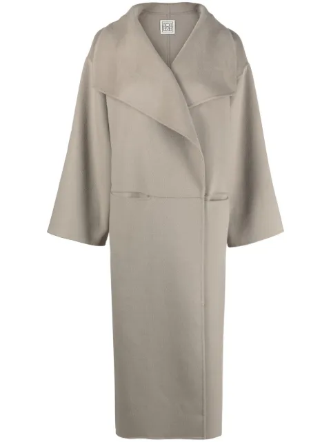 TOTEME shawl-lapel coat