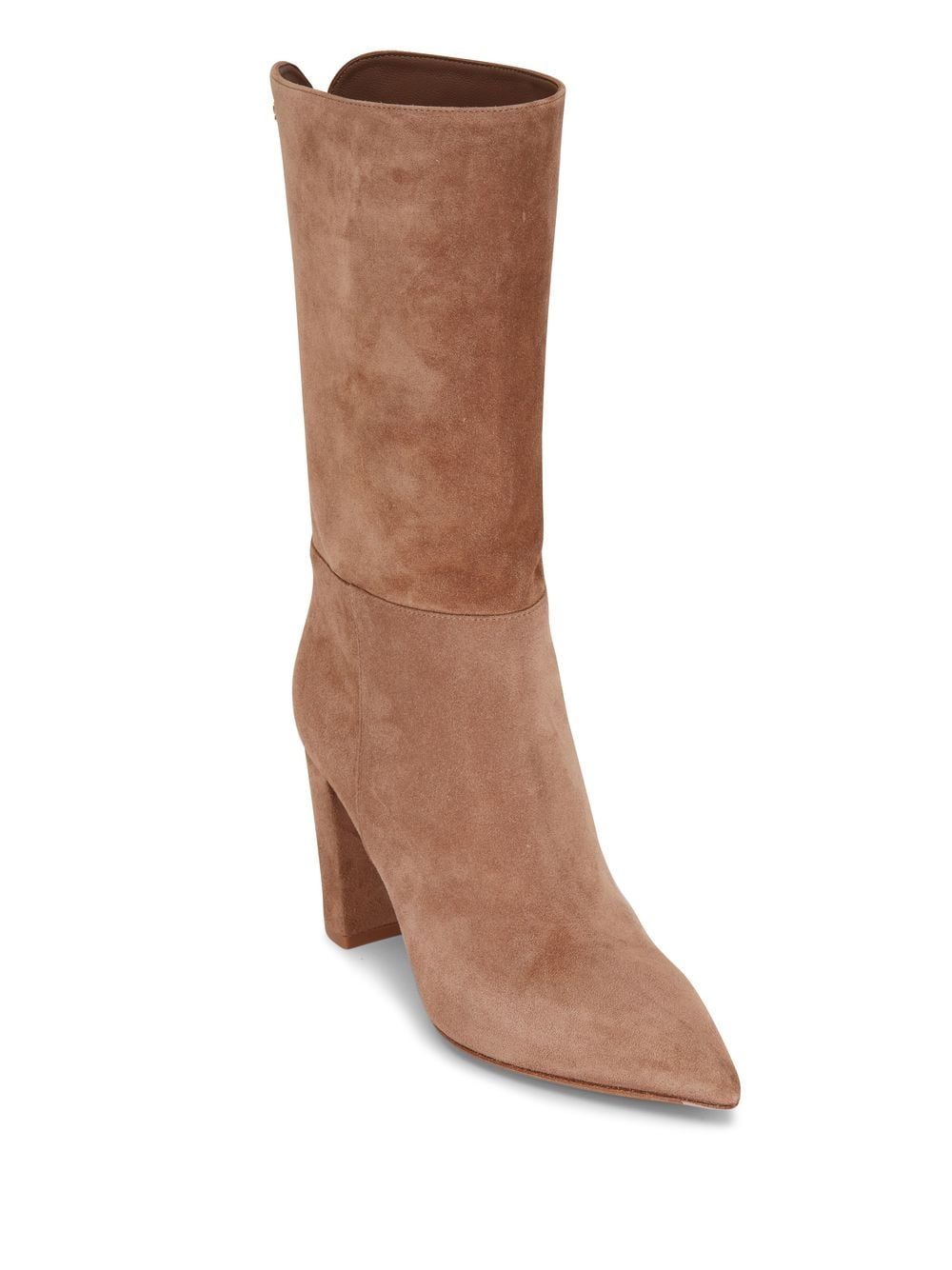 Gianvito Rossi Ricca laarzen met blokhak - Beige