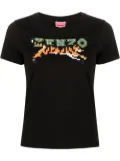 Kenzo embroidered-design T-shirt - Black