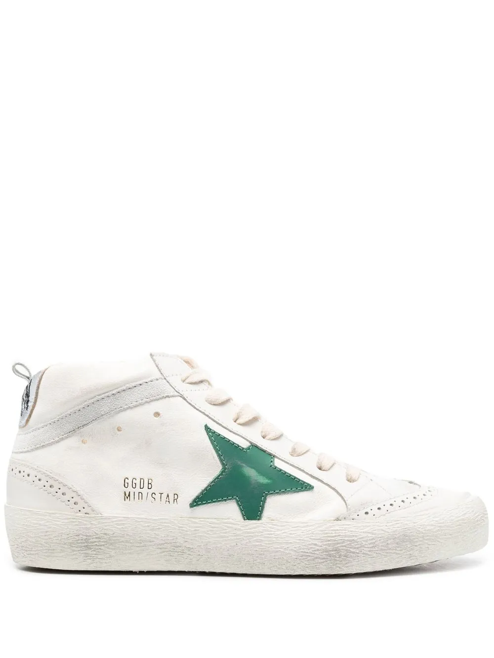 Golden Goose Superstar Lace-up Sneakers In Weiss
