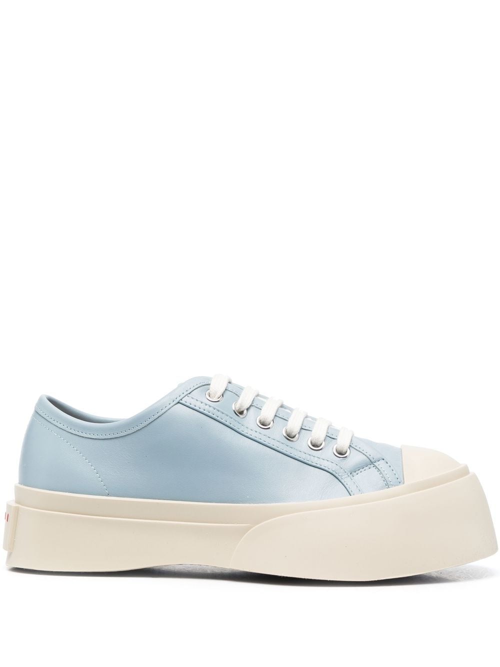 Marni 20mm Pablo Leather Sneakers In Blue