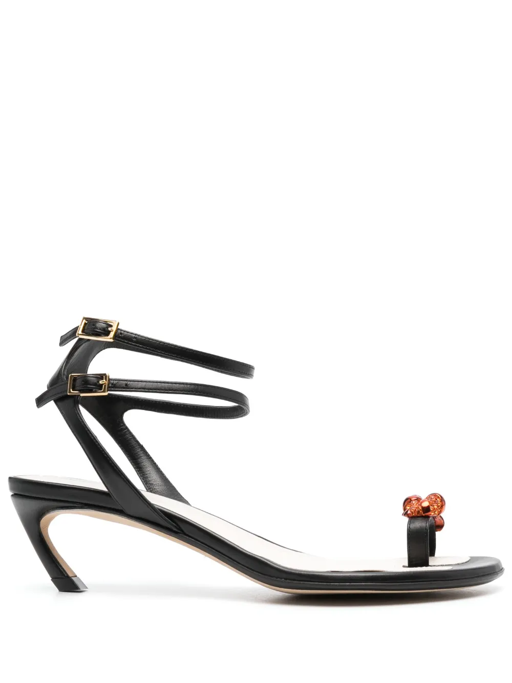 LANVIN Lanvin Swing Sandalen mit Knoten 55mm - Schwarz