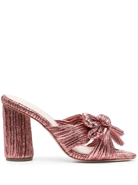 Loeffler Randall Penny bow-detail 100mm sandals
