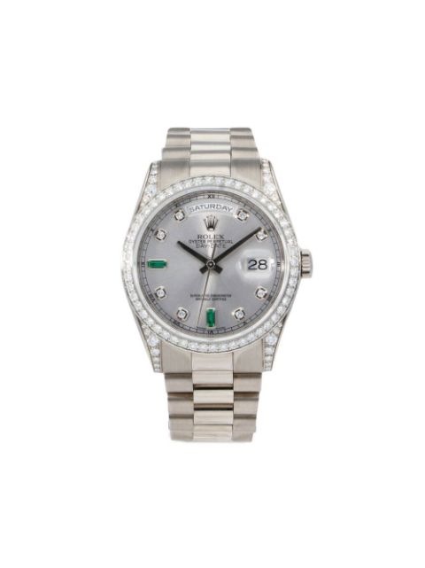 Rolex - 2016 pre-owned Day-Date 36mm