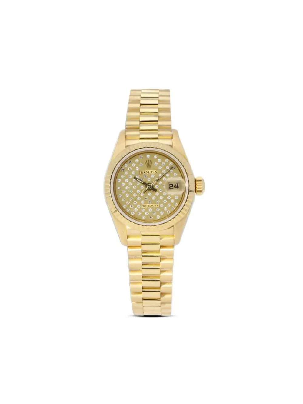 

Rolex 1993 pre-owned Lady-Datejust 26mm - Gold