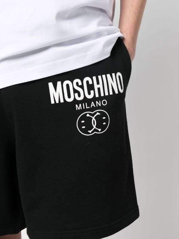 Moschino logo-print Track Shorts - Farfetch