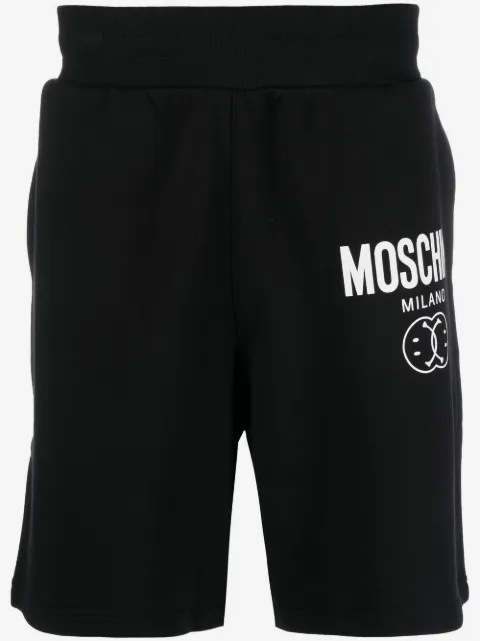 Moschino x Smiley cotton jersey shorts